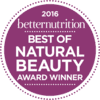 Best of Natural Beauty Award Winner 2016