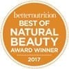 Best of Natural Beauty Award Winner 2017