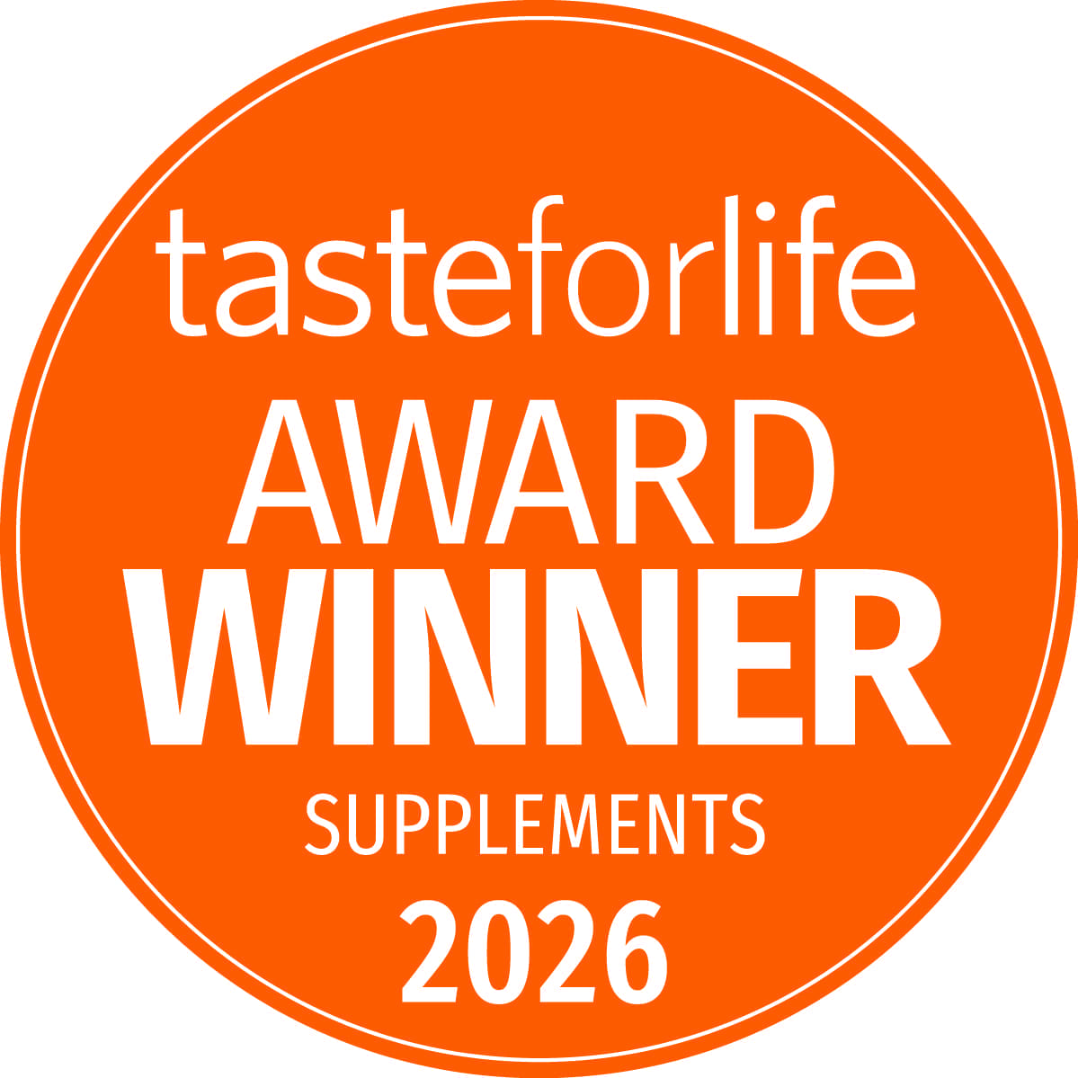 Taste For Life Award Winner Supplements 2026