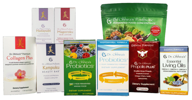 Dr. Ohhira's Probiotics complete product lineup