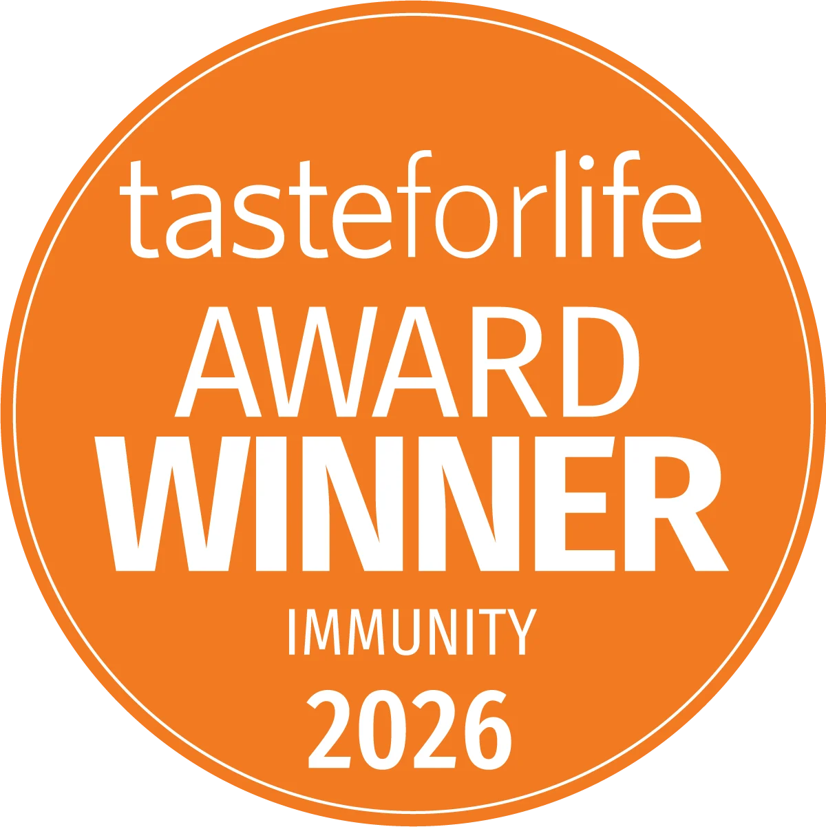 tasteforlife “Immunity Award” 2026